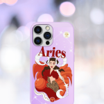 Fierce Flame: Limited Edition Aries Zodiac Phone Cover - Image 2