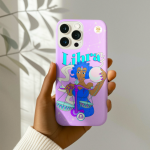 Harmonic Aura: Limited Edition Libra Zodiac Phone Cover - Image 4