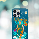 Electric Vision: Limited Edition Aquarius Zodiac Phone Cover - Image 2