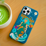 Electric Vision: Limited Edition Aquarius Zodiac Phone Cover - Image 3